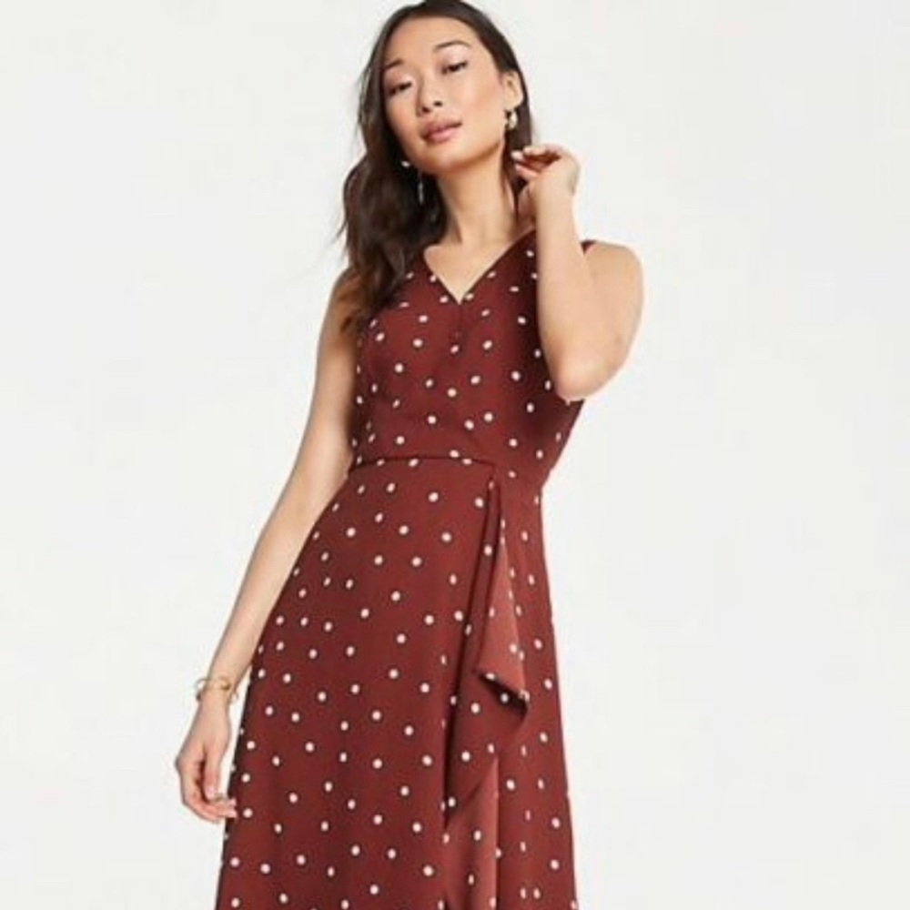 COPY - Ann Taylor Dot Midi Dress - Final Price Drop